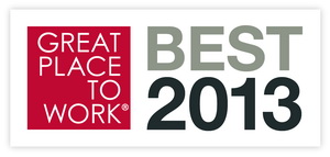 Great Place to Work:    2013