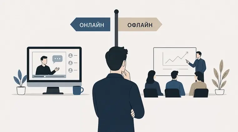 Онлайн чи офлайн: як бізнесу обирати формат навчання без ілюзій