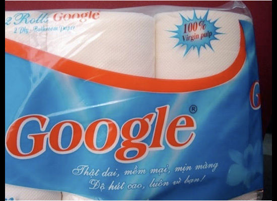Туалетний папір Google