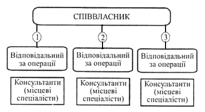 Рис.11. Організаційна структура філіалів консультаційної фірми