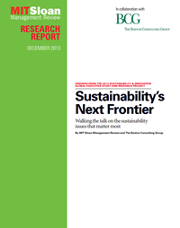 SUSTAINABILITY’S NEXT FRONTIER