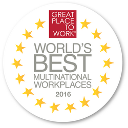     2016 (2016 World's Best Multinational Workplaces)