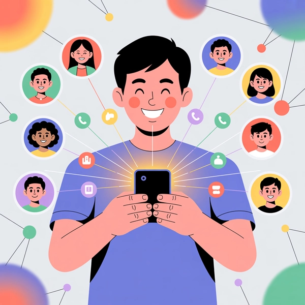Как найти друзей в TikTok по номеру телефона