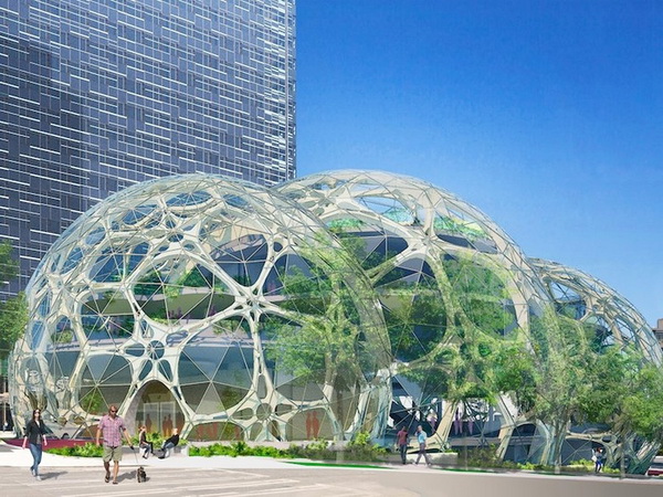 Так будет выглядеть новый кампус Amazon