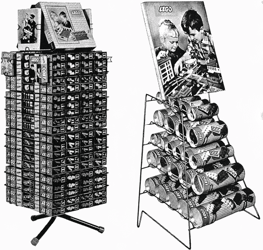 Принадлежности для магазинов из каталога LEGO 1963 года