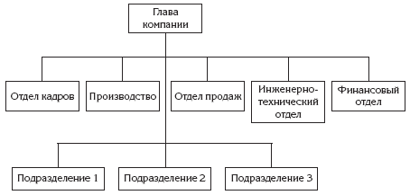 Традиционная дивизиональная структура